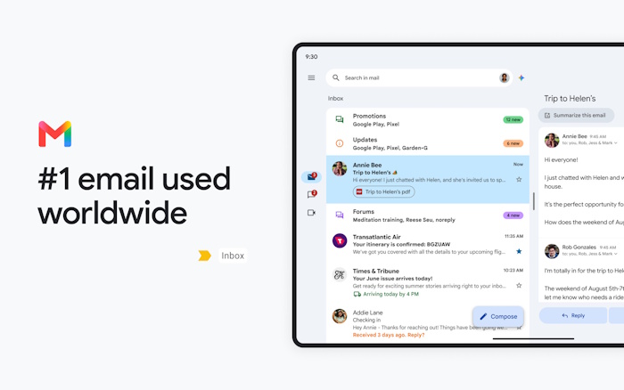 Gmail là một trong những ứng dụng email phổ biến nhất thế giới