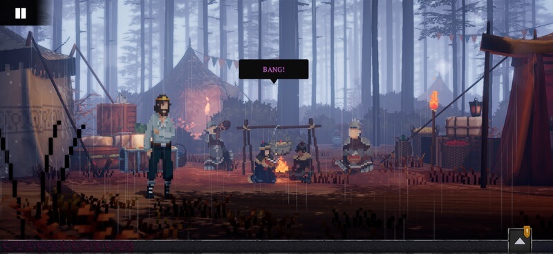 Bạn vào vai vua Erik, quản lý vương quốc của mình trong game Yes, Your Grace: Snowfall