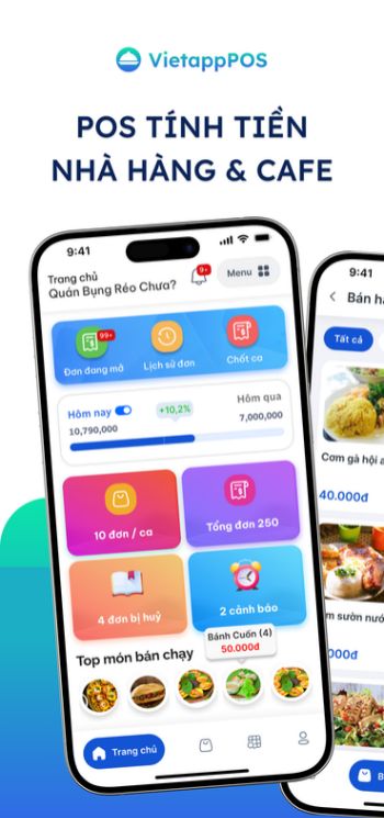 Pos tính tiền nhà hàng