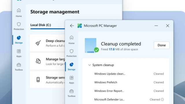 Microsoft PC Manager hỗ trợ dọn dẹp bộ nhớ, kiểm tra bảo mật... cùng nhiều công cụ Windows khác