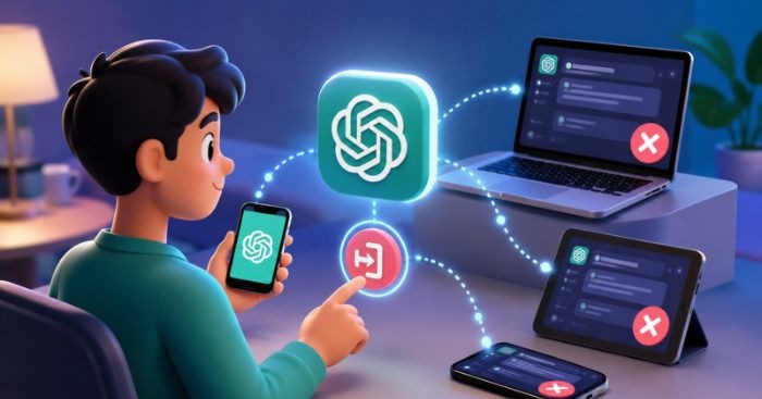Mẹo đăng xuất ChatGPT từ xa nhanh chóng