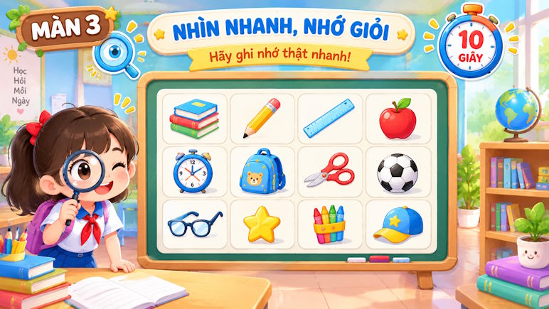 Game ghi nhớ nhanh