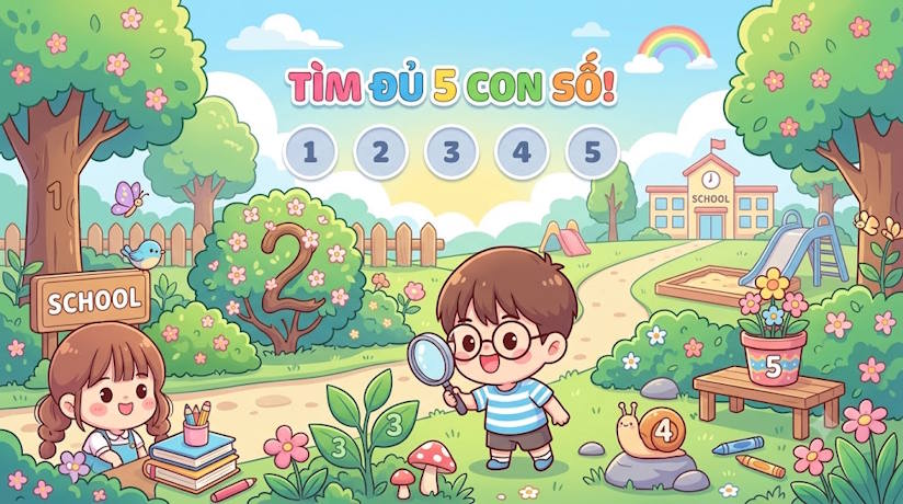 Game tinh mắt tìm số