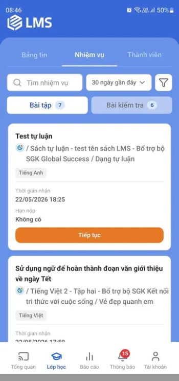 Hệ thống bài tập đa dạng