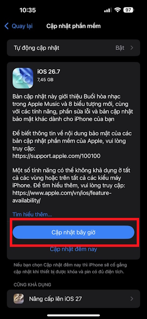 iOS 26 7 nang cap*582042