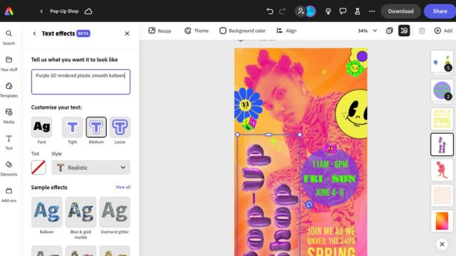 Adobe Express tích hợp liền mạch với các sản phẩm khác thuộc hệ sinh thái Adobe