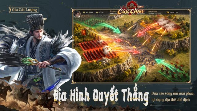 Địa hình quyết thắng, dựa vào sông núi mai phục
