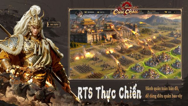 Cơ chế RTS thực chiến, hành quân toàn bản đồ dễ dàng