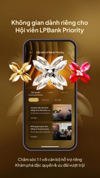Giao diện riêng cho khách hàng Priority