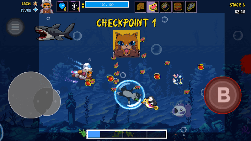 Astro Burn là game hành động bullet-hell cute-em-up cực dễ thương