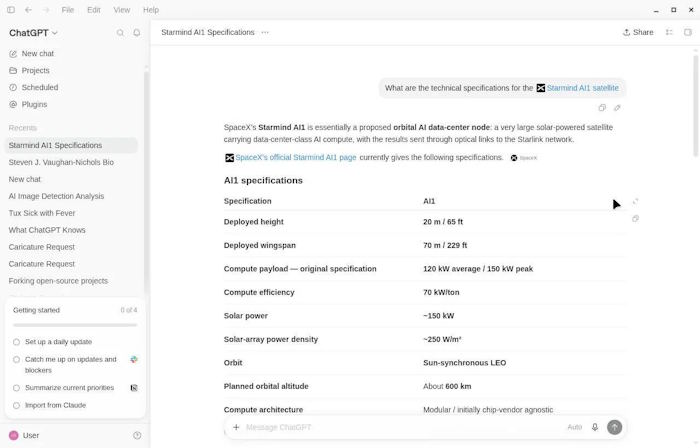 Ứng dụng ChatGPT Linux hiện đang ở giai đoạn Preview