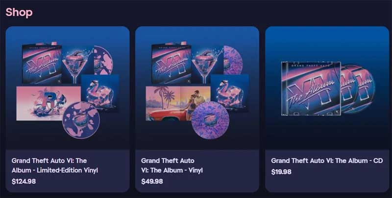 Album nhạc GTA 6 mới nhất