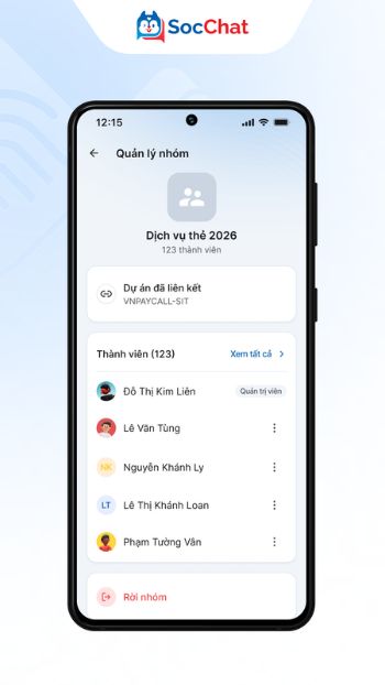 Quản lý nhóm