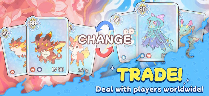 Trao đổi thẻ với game thủ toàn thế giới