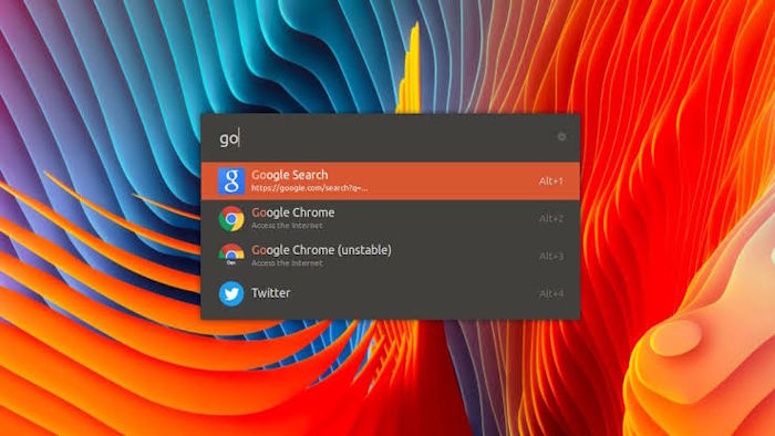 ULauncher Linux hỗ trợ các tiện ích mở rộng và phím tắt