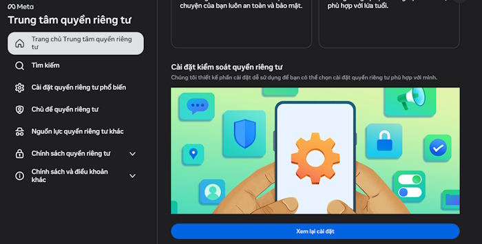 Kiểm soát quyền riêng tư trên Facebook
