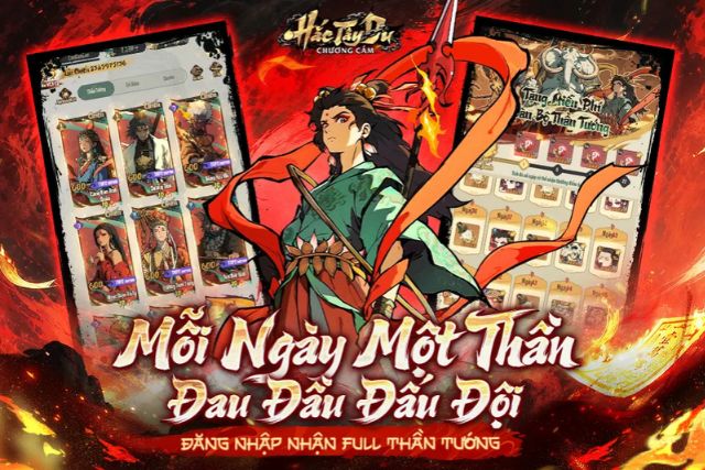 Đăng nhập nhận thần tướng theo lộ trình 45 ngày