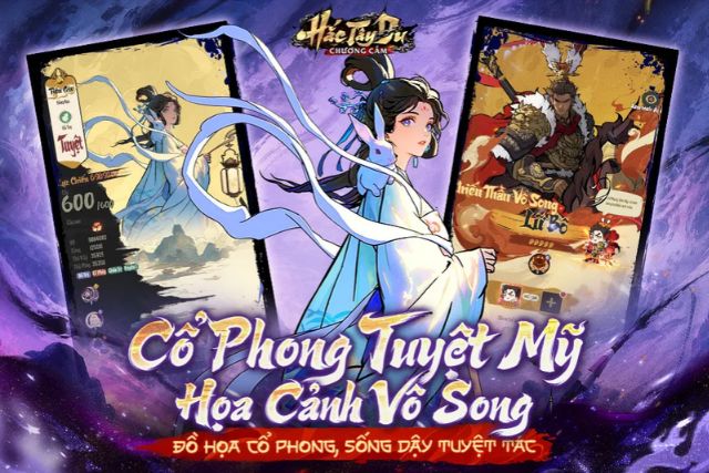 Đồ họa hoạt hình 2D đi kèm với hiệu ứng âm thanh đầy đủ
