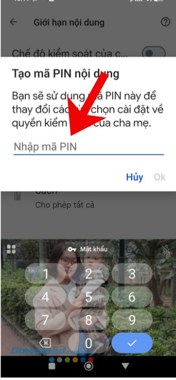 Tạo mã Pin nội dung
