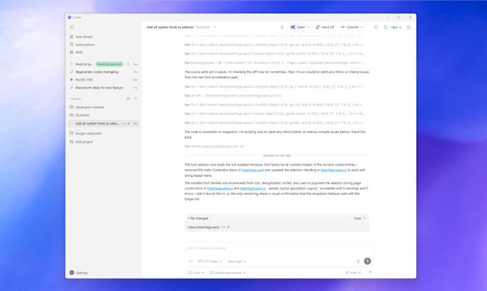Bạn có thể mô tả yêu cầu bằng ngôn ngữ tự nhiên để AI hỗ trợ viết code