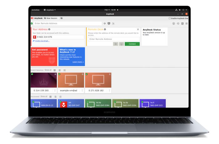 AnyDesk cho Linux là phần mềm điều khiển máy tính từ xa cho Linux