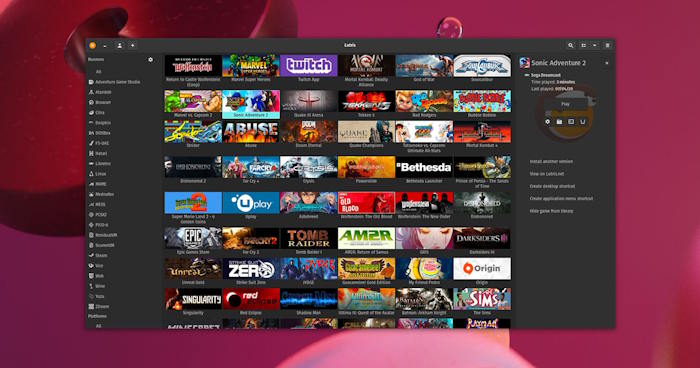 Kết nối với các dịch vụ như Humble Bundle, GOG và Steam
