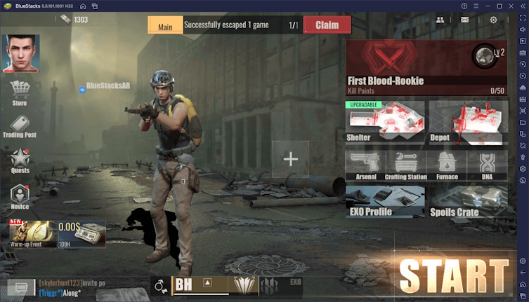 Hướng dẫn chơi Rules of Survival 1