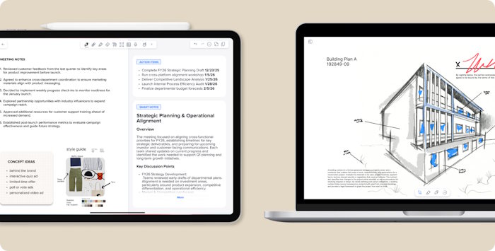 Notability có thể sử dụng trên nhiều thiết bị
