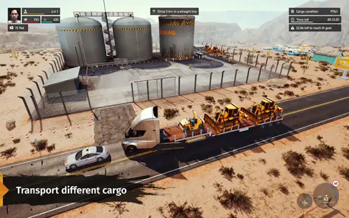 Trải nghiệm lái xe tải chân thực trong Truck Simulator - Semi Driving