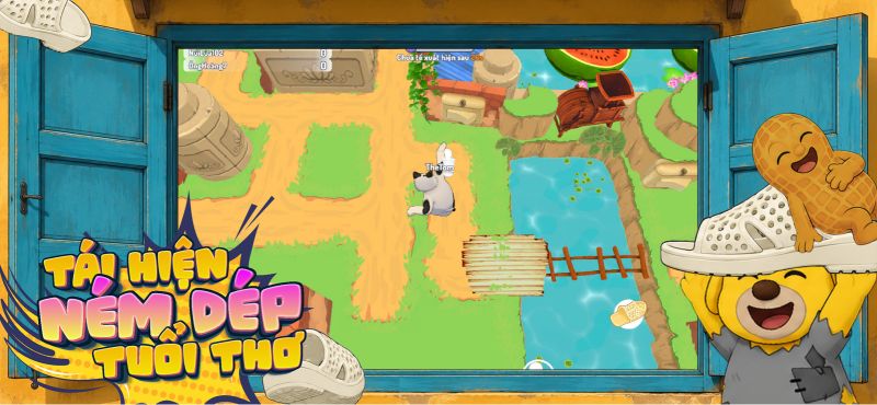 Game nhập vai, hành động tái hiện sinh động các trò chơi tuổi thơ kinh điển