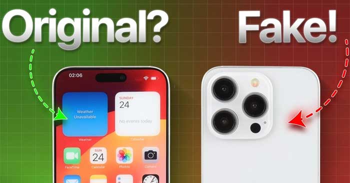 Check iPhone giả hay thật