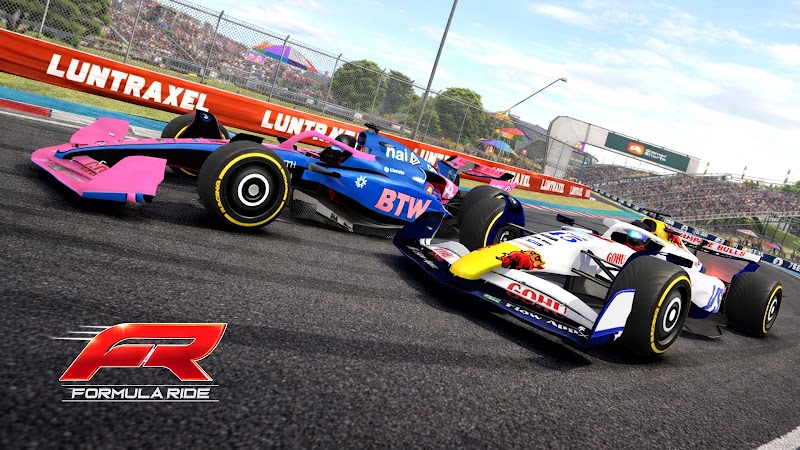 Tham gia vào các cuộc đua xe công thức tốc độ cao trong game Formula Ride