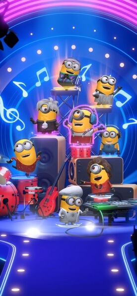 Các Minion giữ phong cách hài hước, nghịch ngợm giống trong phim