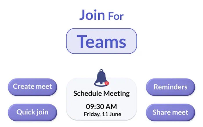 Join for Teams là ứng dụng quản lý cuộc họp và lịch làm việc Teams cho macOS