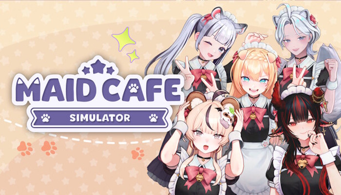 Maid Cafe Simulator là game mô phỏng quán cafe hầu gái