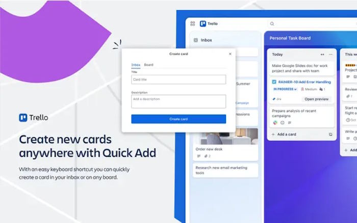 Tạo thẻ nhanh chóng với Quick Add