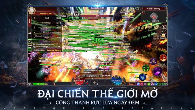 Đại chiến thế giới, công thành rực lửa ngày đêm