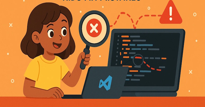 VS Code giúp trẻ gỡ lỗi lập trình