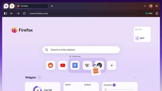 Firefox 157 lột xác về giao diện sau nhiều năm