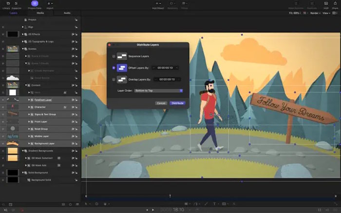 Tùy chỉnh tiêu đề, hiệu ứng và chuyển cảnh trong Final Cut Pro
