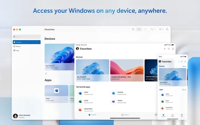 Tuy cập Windows trên mọi thiết bị ở bất cứ đâu