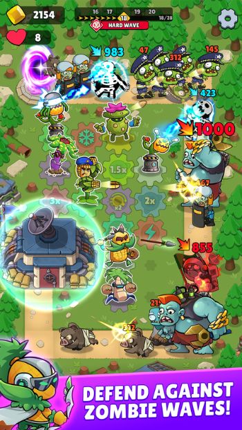 Phòng thủ trước các đợt tấn công của Zombie