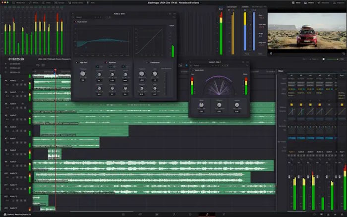 DaVinci Resolve Studio tích hợp AI Audio Assistant