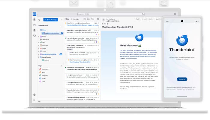 Mozilla Thunderbird là ứng dụng email miễn phí cho Linux