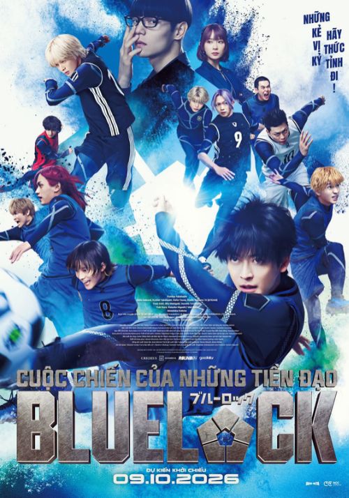 Poster phim Blue Lock: Cuộc chiến của những tiền đạo