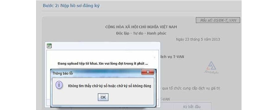 Lỗi chữ ký số trên iTaxViewer