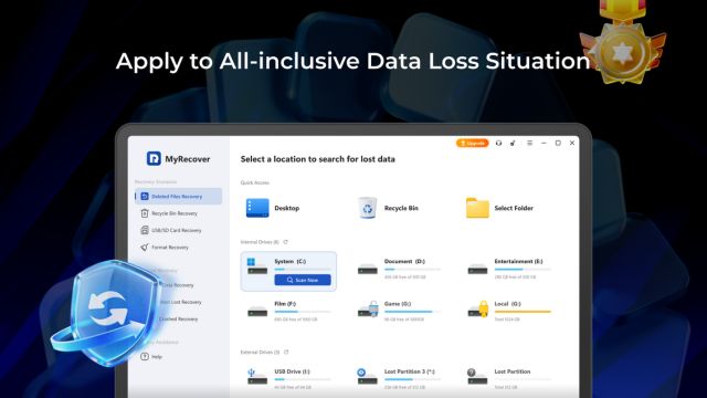 MyRecover giúp khôi phục file đã xóa trong nhiều trường hợp cụ thể