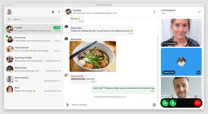 Threema Private là ứng dụng nhắn tin an toàn dành cho cá nhân