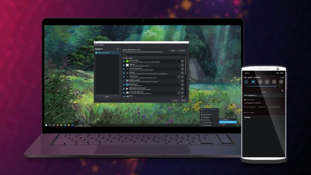KDE Connect là tiện ích kết nối điện thoại với máy tính để chia sẻ data và điều khiển từ xa