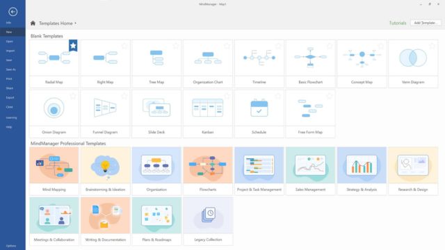 Giao diện MindManager 25 mới